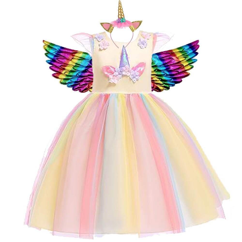 Vestidos de Niña para Fiesta de Unicornio - Main Image