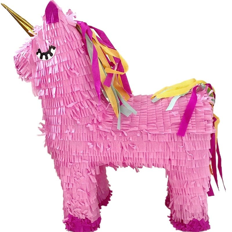 Piñata cabeza unicornio
