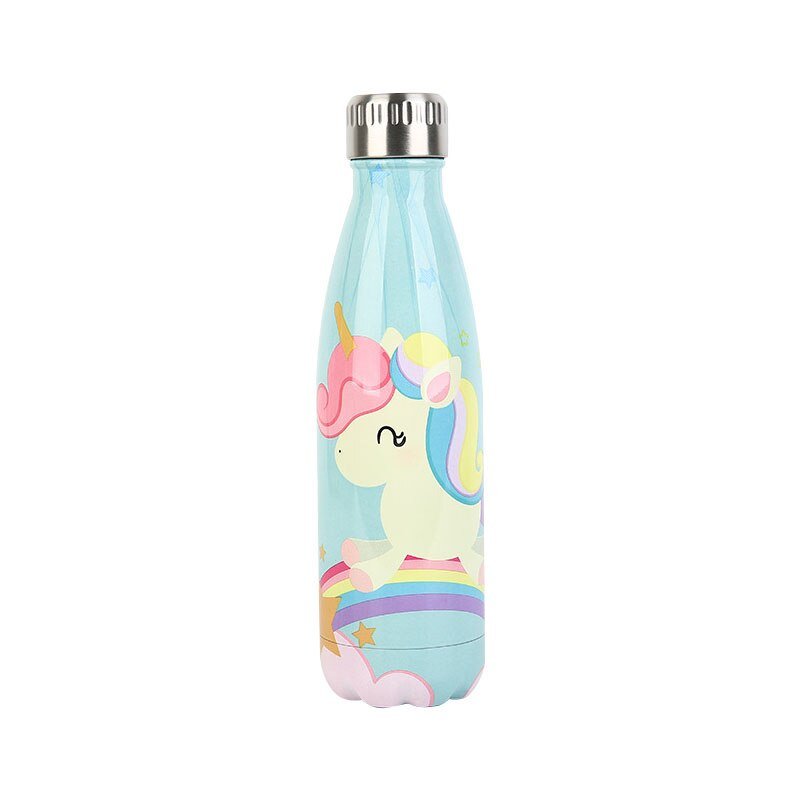 Botella Acero Inoxidable Unicornio Arco Iris - Princesa Unicornio