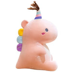 Peluche Unicornio Dinosaurio Rosa