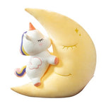  Peluche Unicornio Luna Amarillo