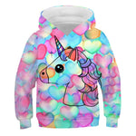 Sudadera de Unicornio Multicolor