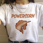 Camiseta de Unicornio Powercorn