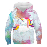 Sudadera Unicornio Niña Multicolor