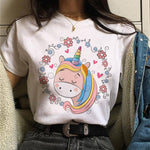 Camiseta de Unicornio Kawaii