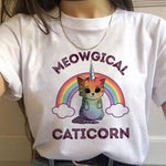 Camiseta Unicornio Gato