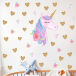 Pegatinas de Pared de Unicornio