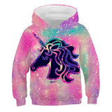 Sudadera Capucha Unicornio Multicolor