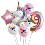 Globos Unicornio Cumpleaños 9 Años