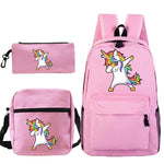 Mochila Escolar Unicornio Rosa