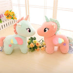 Unicornio Peluche Arco Iris dúo