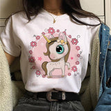 Camiseta de Unicornio Flor