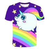 Camiseta de Unicornio Arco Iris y Estrella