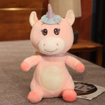 Peluche Unicornio Vaca Rosa