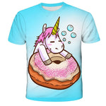 Camiseta Unicornio Donuts