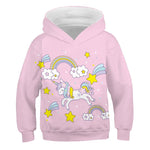 Sudadera Unicornio para Niños Rosa