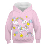 Sudadera Unicornio para Niños Rosa