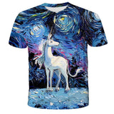 Camiseta Unicornio Pintura