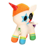 Peluche Unicornio Blanco y Naranja