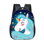 Mochilas Unicornio Kawaii Azul