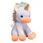 Peluche Unicornio Rojo y Púrpura